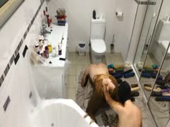 Two scat sluts got banged by huge poop filled cock